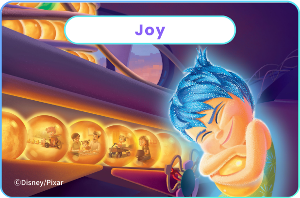 ディズニーファンタスピーク キャラクター紹介『インサイド・ヘッド』のJOY（ヨロコビ）