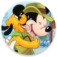 ディズニーファンタスピーク ストーリー『ミッキー、プルートに出会う』